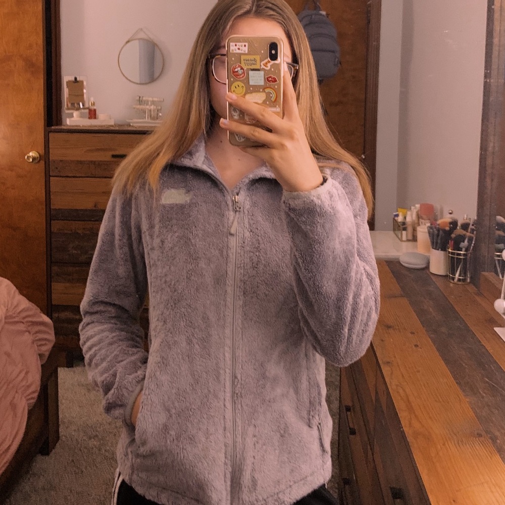 Grey North Face Fleece